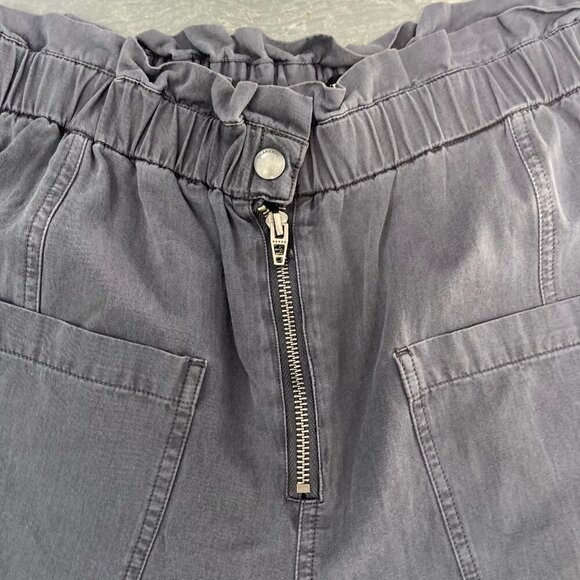 Blank NYC Down to Earth Paper-bag Waist Jogger Style Pants Charcoal Grey Size 28 - Picture 4 of 13